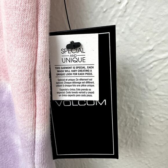 NWT Volcom Tie-Dye Raw Edge Rag T-shirt - Picture 9 of 11